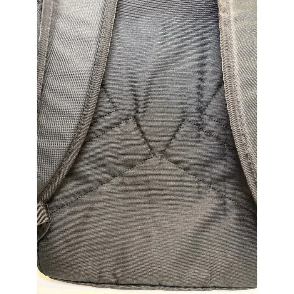Adidas Classic Backpack Black Gold Logo Laptop School Travel Gym Bookbag NWT